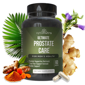Ultimate Prostate - Health Support Supplement with Saw Palmetto, Nettle Root, Pygeum, Turmeric, Zinc, Vitamin D3